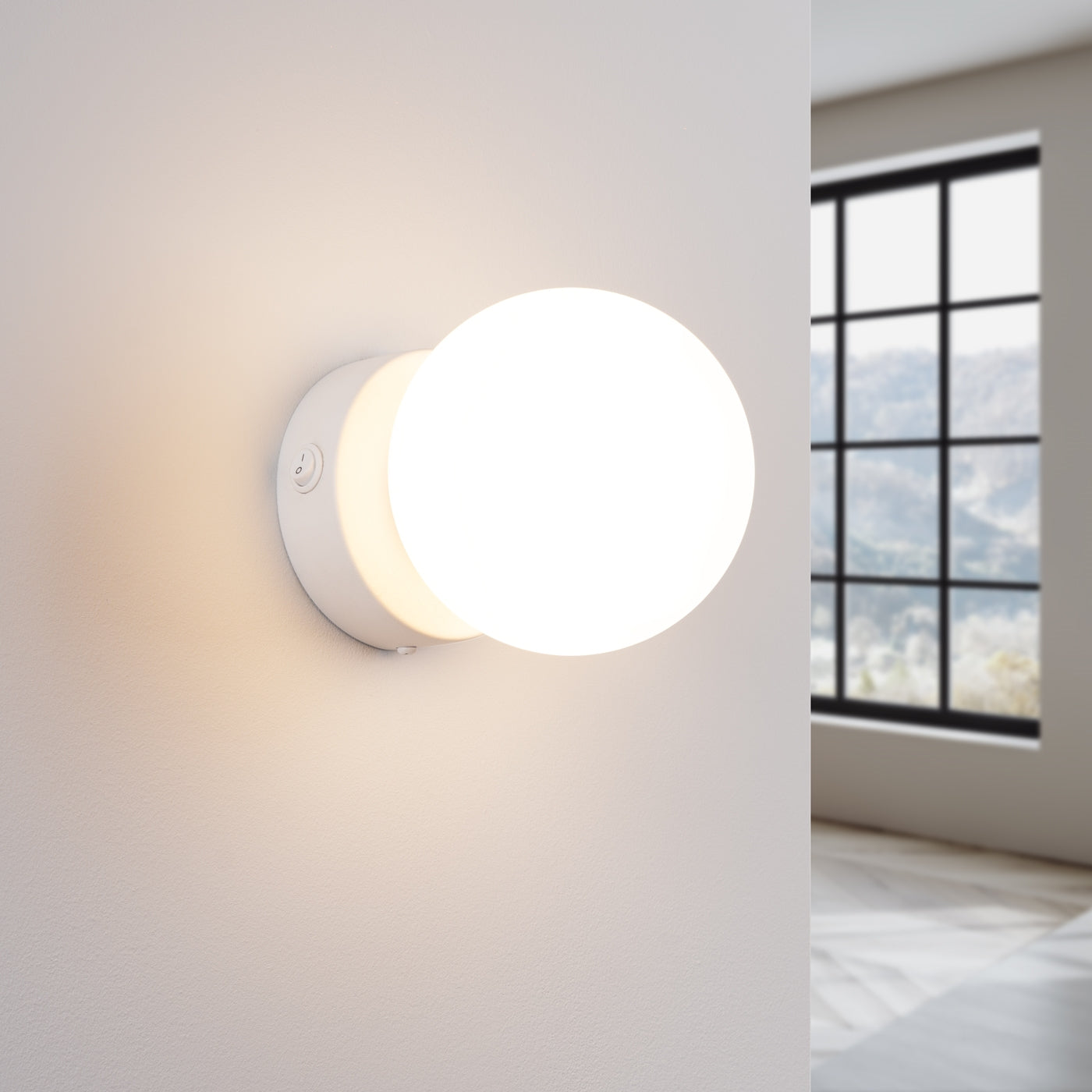 Væglampe YOLI 1 hvid - Hovedbillede