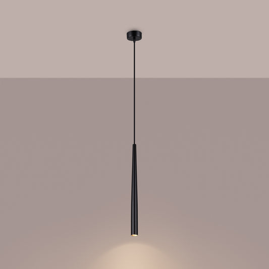 Pedantlampe BLISS 1 sort - Hovedbillede