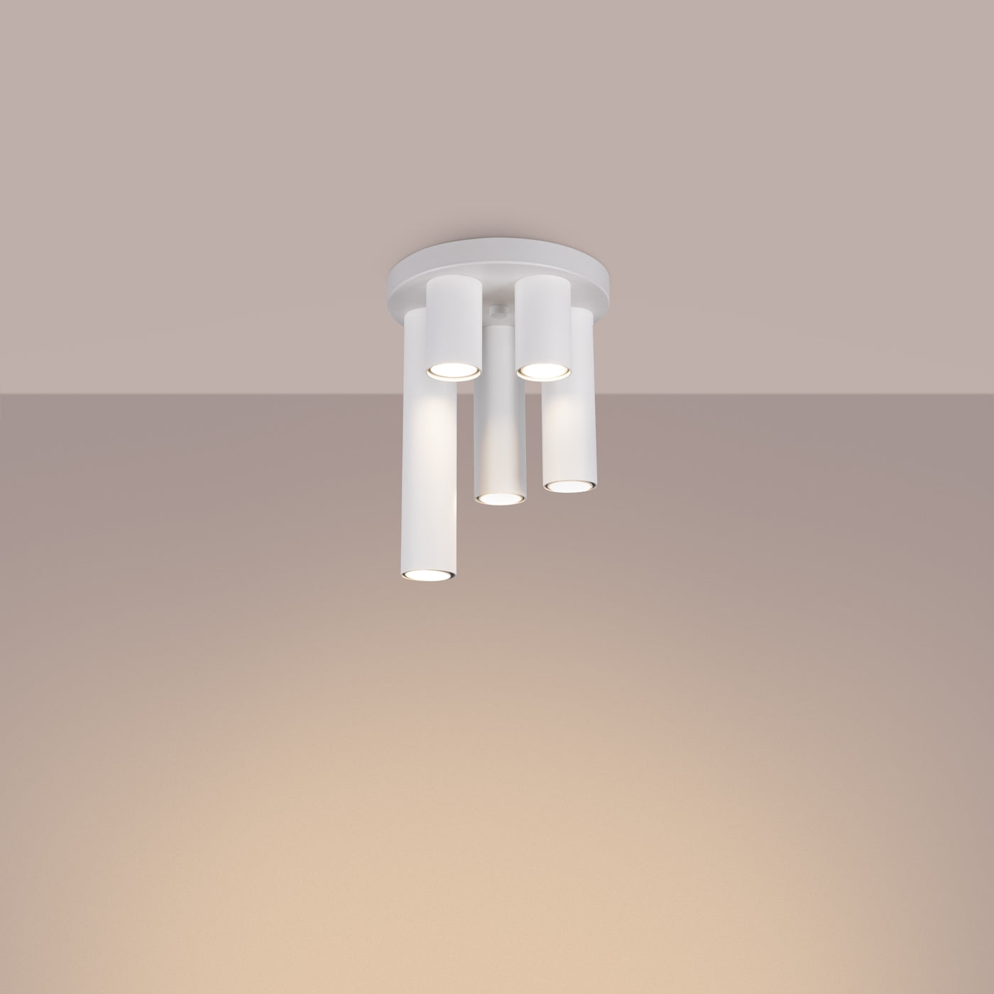 Loftslampe LAGOS 5P hvid - Hovedbillede