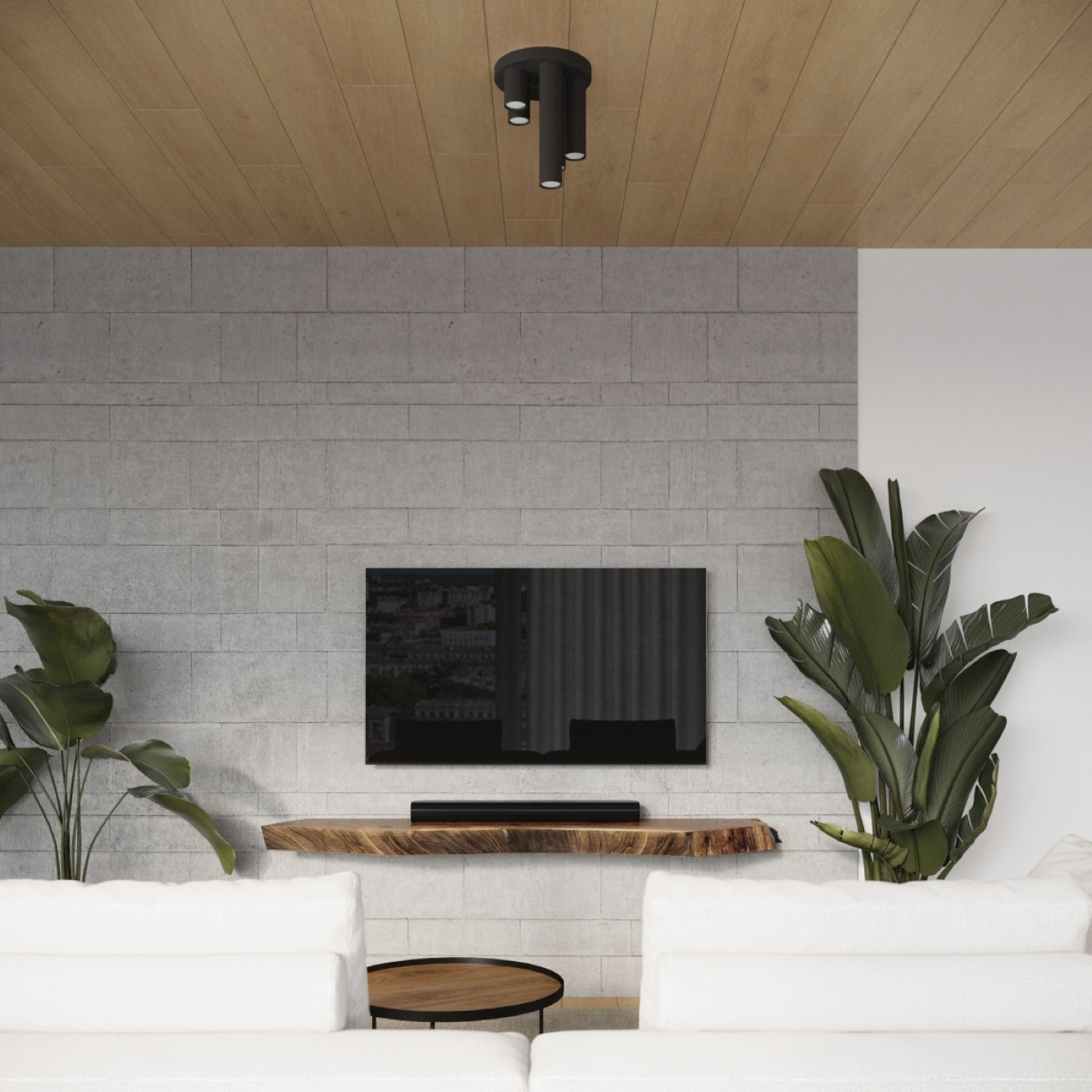 Loftlampe LAGOS 3P sort - Billede 11