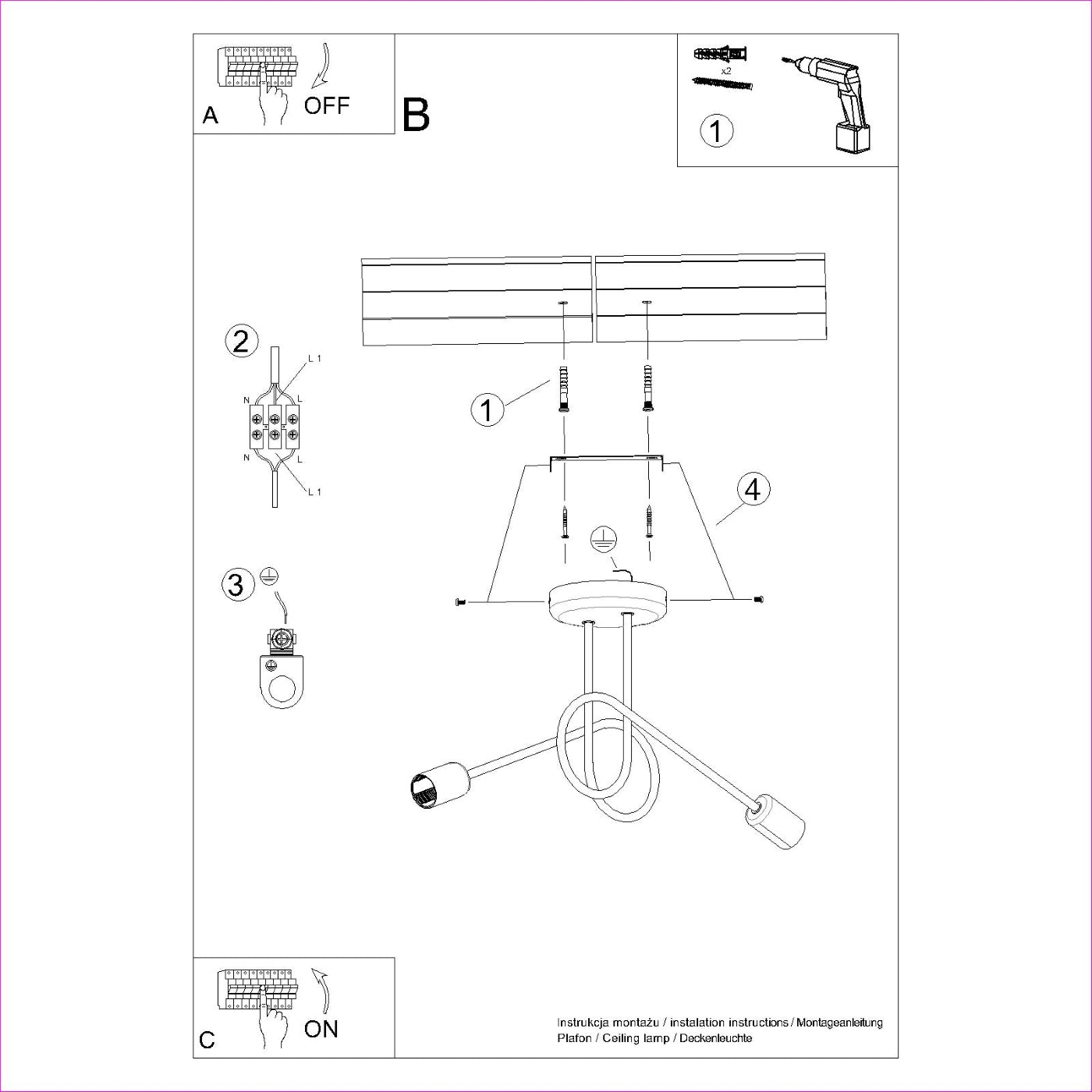 Lysekrone LOOP 2 hvid - Billede 10