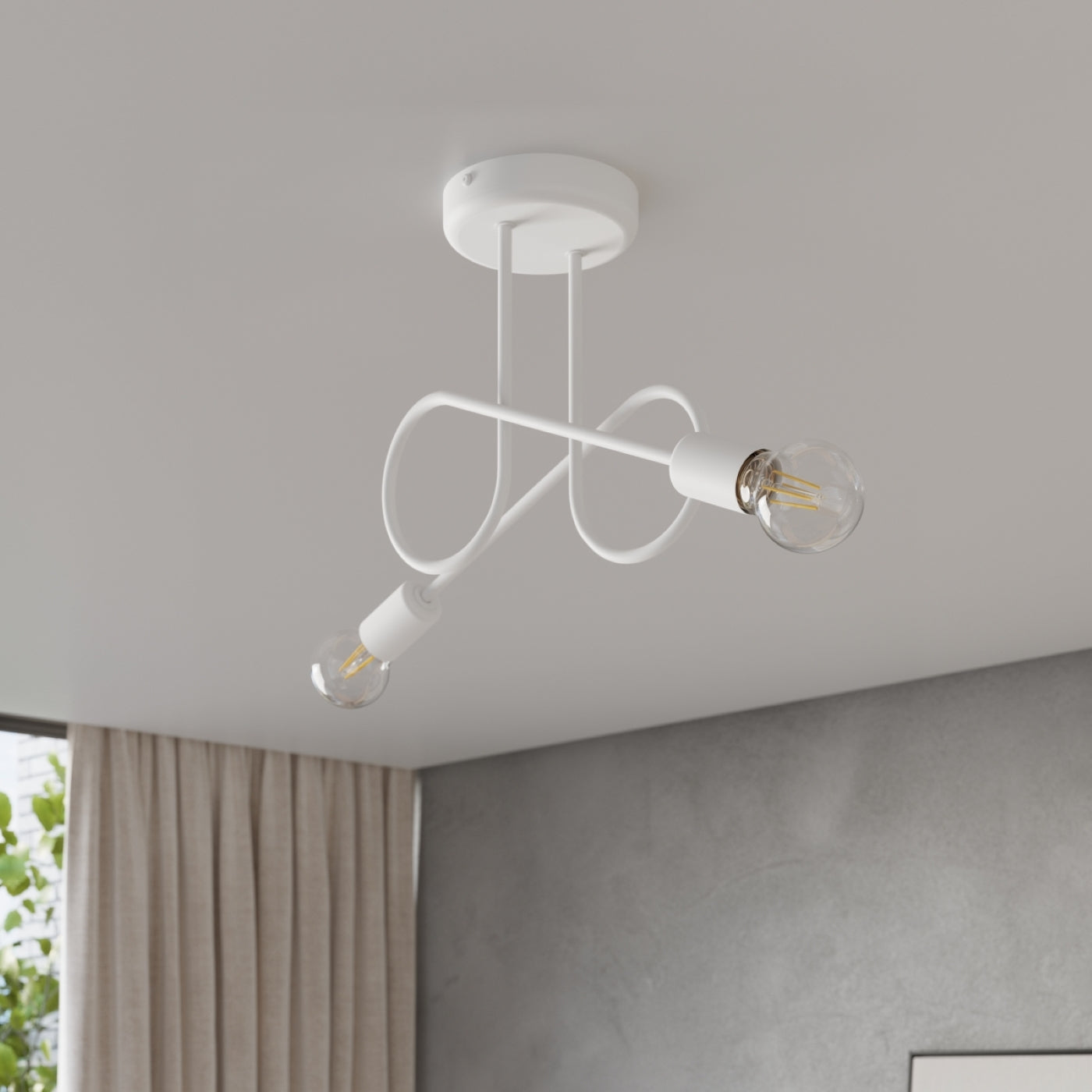Lysekrone LOOP 2 hvid - Billede 13