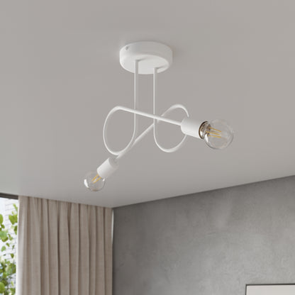 Lysekrone LOOP 2 hvid - Billede 13