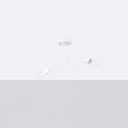 Lysekrone LOOP 2 hvid - Billede 3