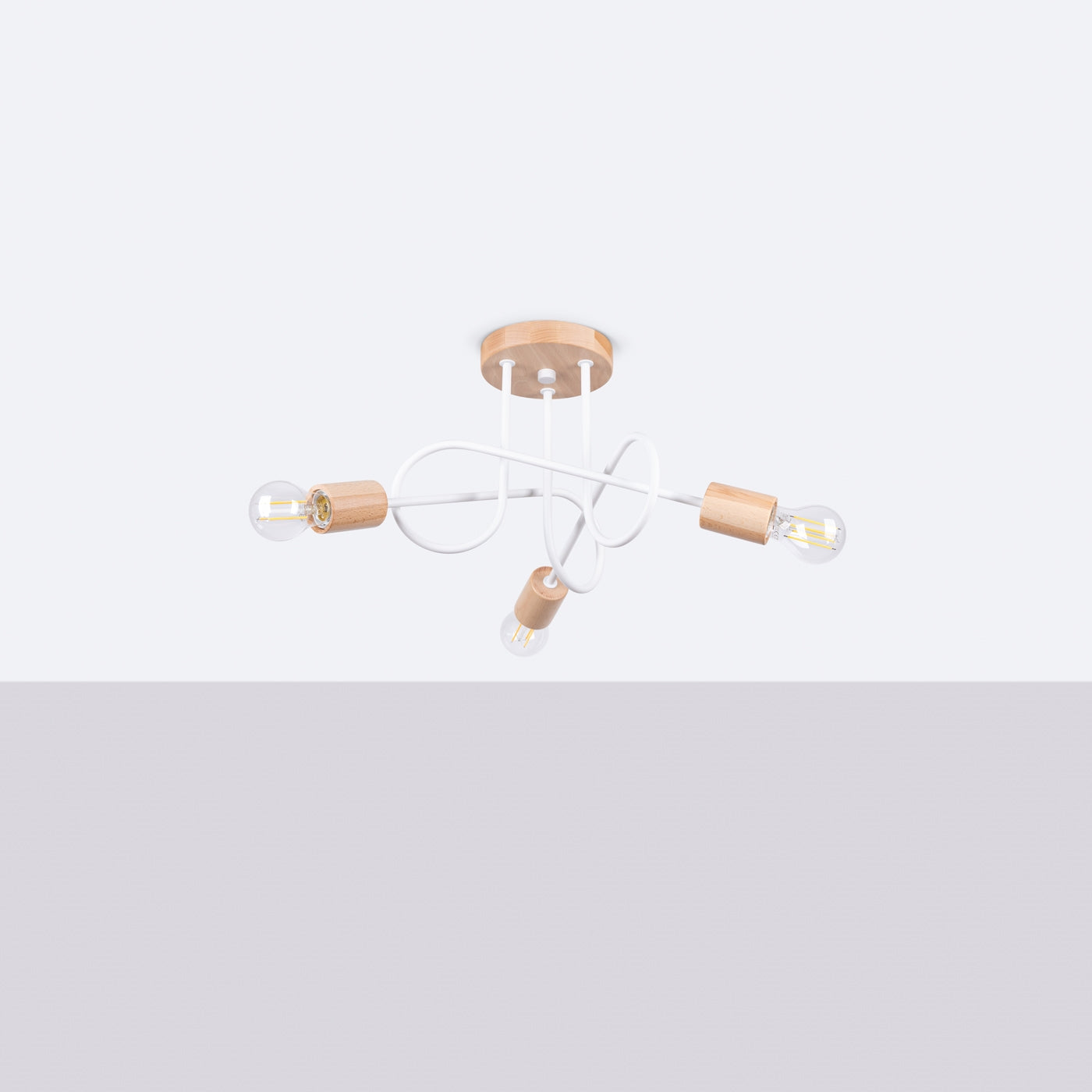 Lysekrone EMBER 3 hvid - Billede 3