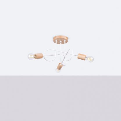 Lysekrone EMBER 3 hvid - Billede 3