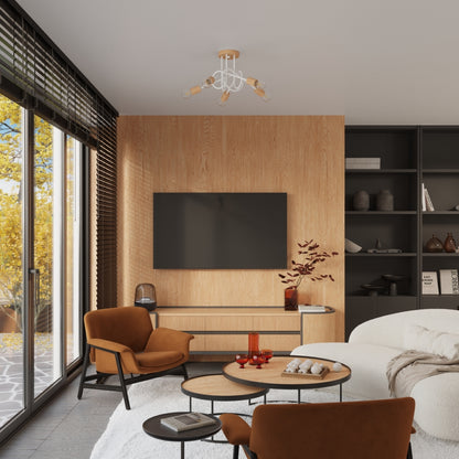 Lysekrone EMBER 5 hvid - Billede 12