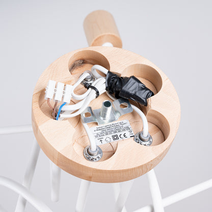 Lysekrone EMBER 5 hvid - Billede 4