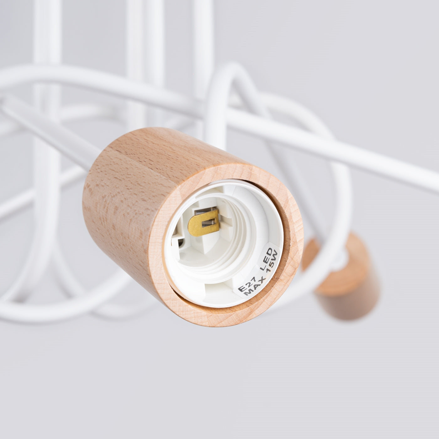 Lysekrone EMBER 5 hvid - Billede 5