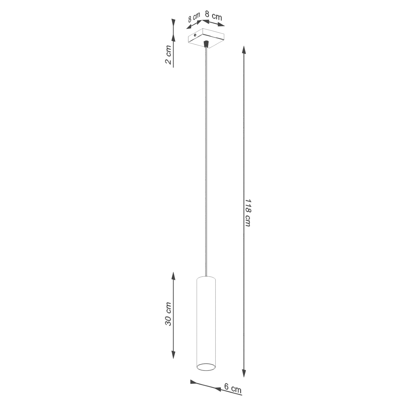 Pendellampe LAGOS 1 beige - Billede 8