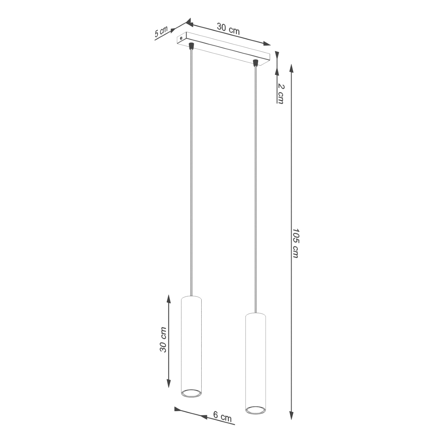 Pendellampe LAGOS 2 beige - Billede 7