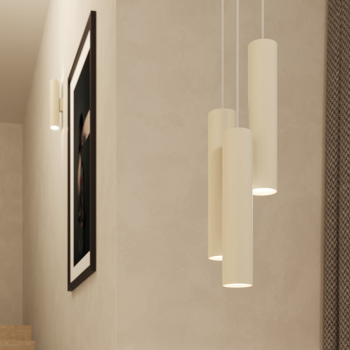 Pendellampe LAGOS 3L beige - Billede 11
