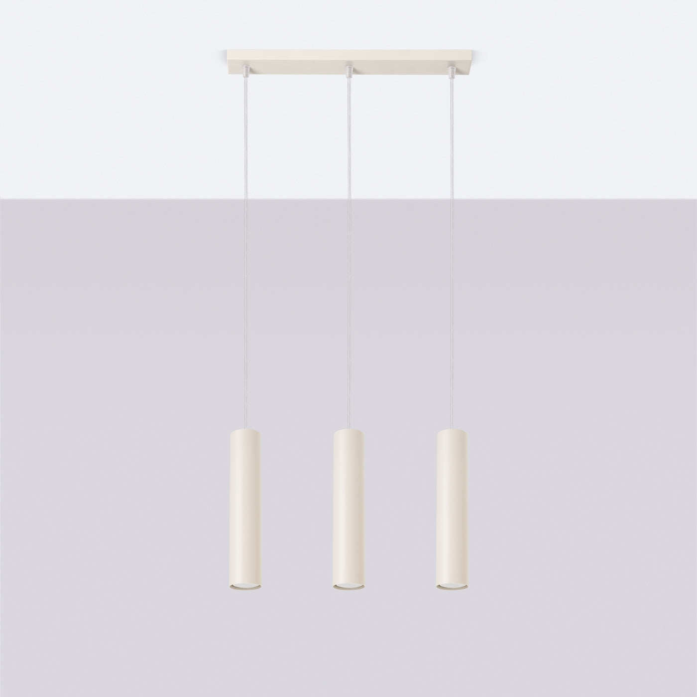 Pendellampe LAGOS 3L beige - Billede 3