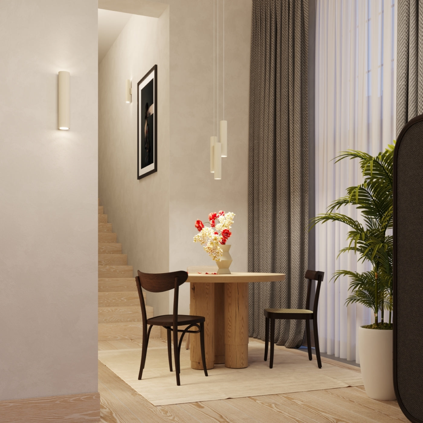 Pendellampe LAGOS 3P beige - Billede 10