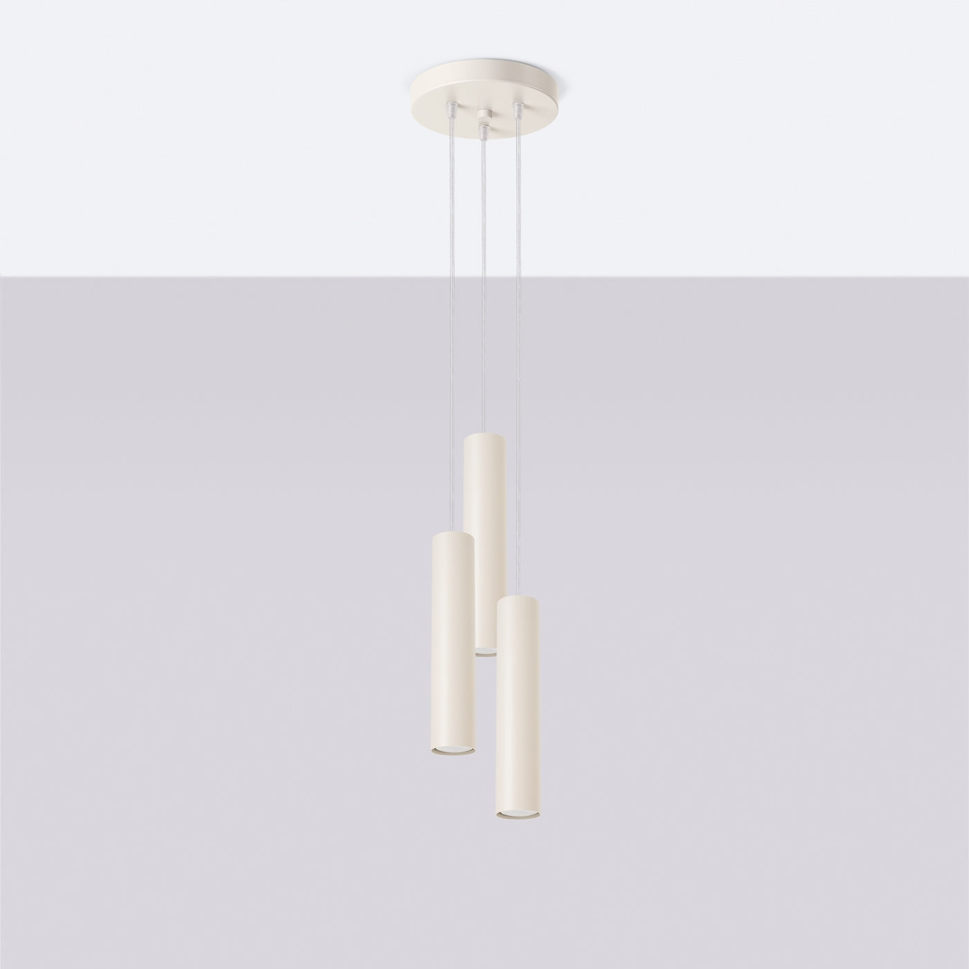 Pendellampe LAGOS 3P beige - Billede 3
