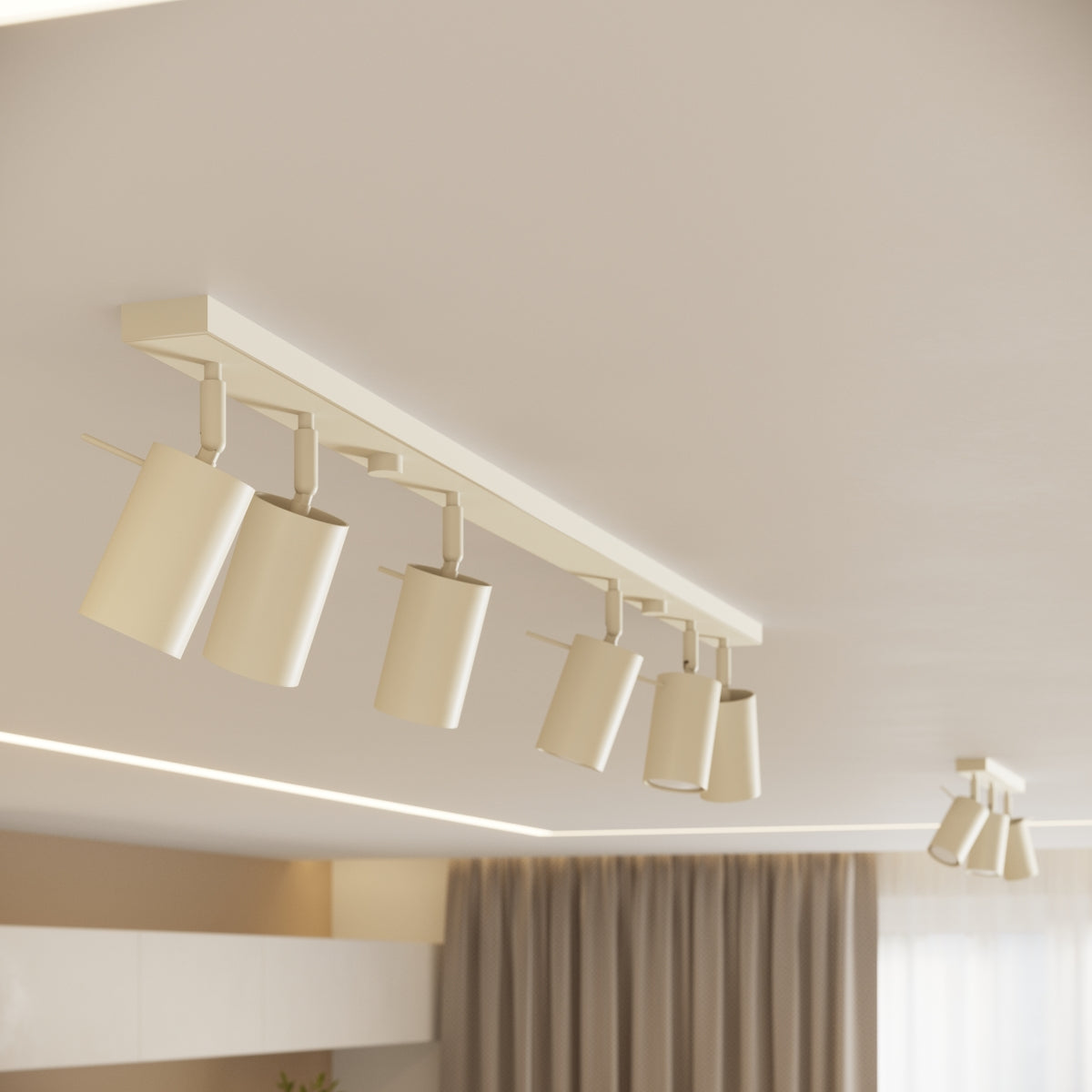 Væglampe RING beige - Billede 10