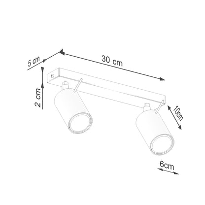 Loftslampe RING 2 beige - Billede 9