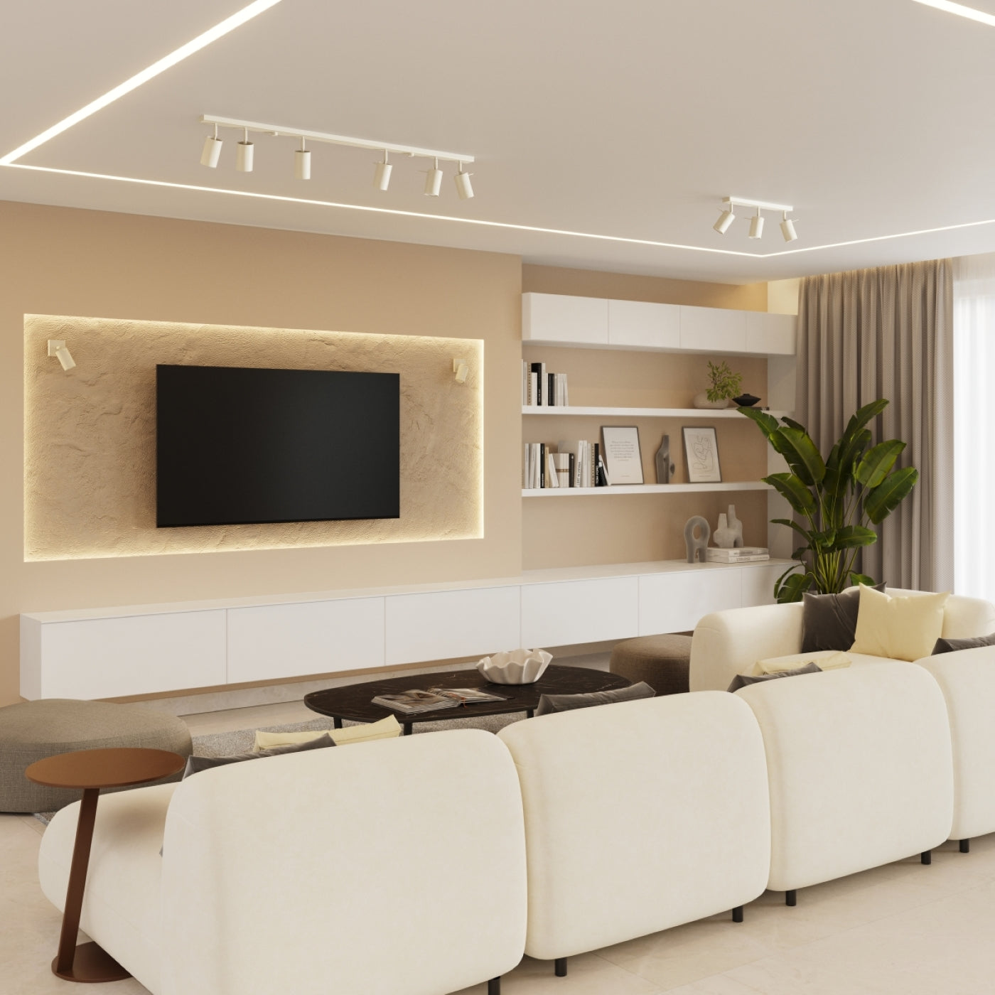 Loftslampe RING 2 beige - Billede 12