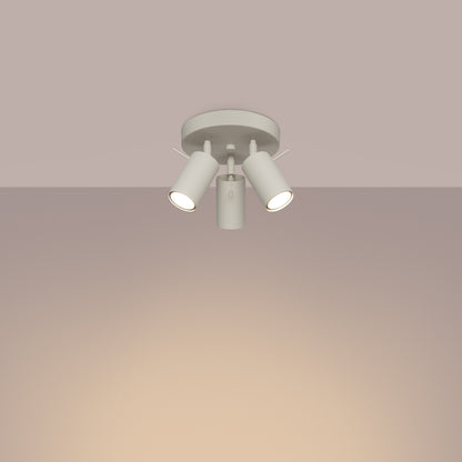 Loftslampe RING 3P beige - Hovedbillede