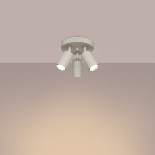 Loftslampe RING 3P beige - Hovedbillede