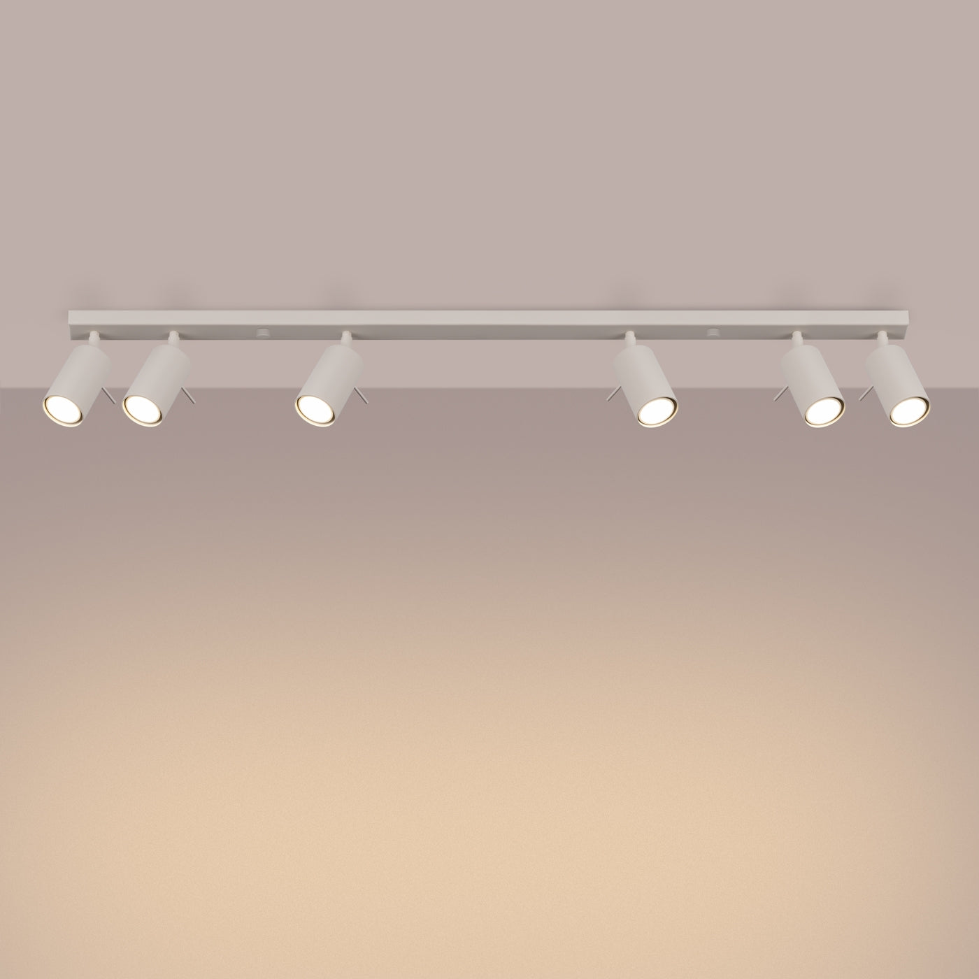 Loftslampe RING 6L beige - Hovedbillede