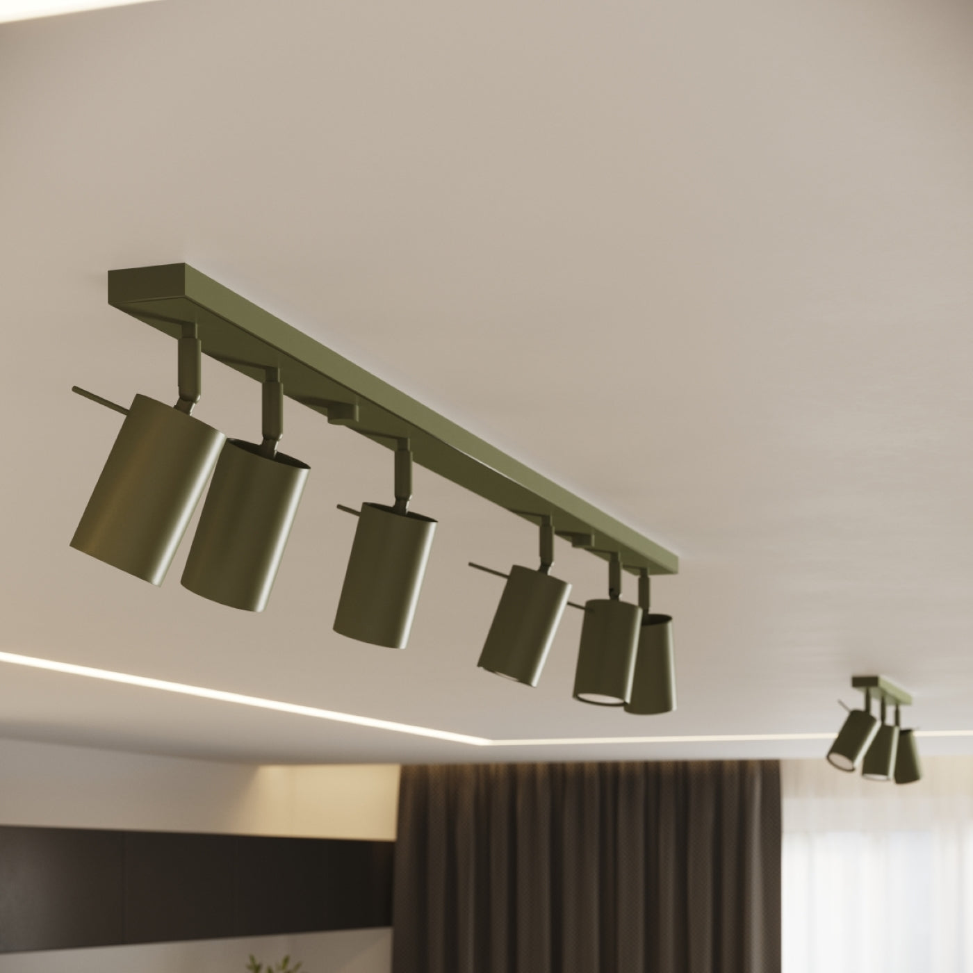 Loftlampe RING 2 olivengrøn - Billede 13