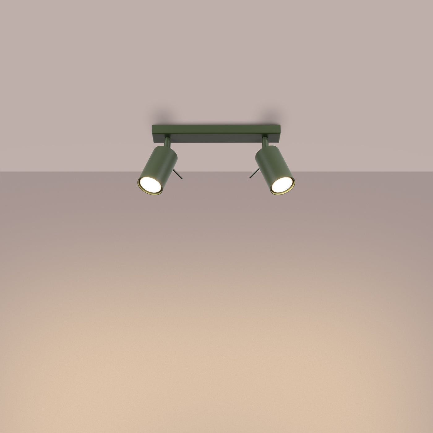 Loftlampe RING 2 olivengrøn - Hovedbillede