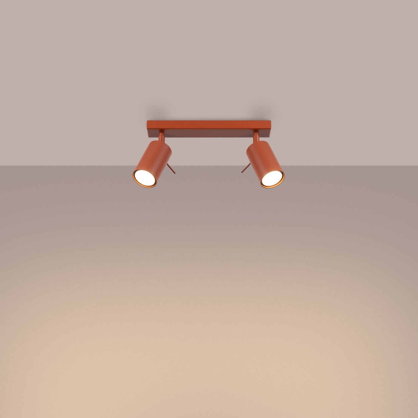 Loftslampe RING 2 okker rød - Hovedbillede