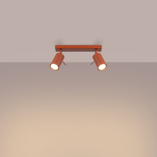 Loftslampe RING 2 okker rød - Hovedbillede