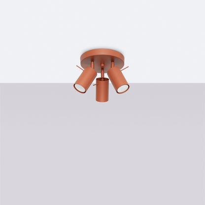 Loftslampe RING 3P okker rød - Billede 3