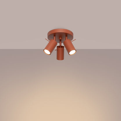 Loftslampe RING 3P okker rød - Hovedbillede