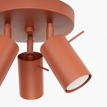 Loftslampe RING 3P okker rød - Billede 7