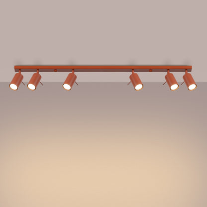 Loftslampe RING 6L okker rød - Hovedbillede