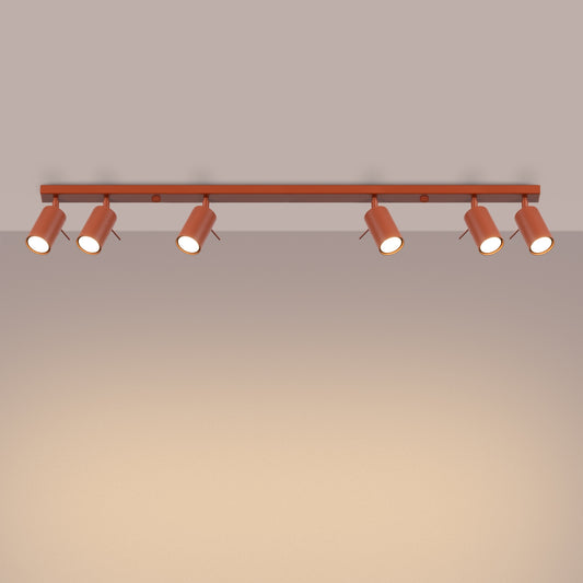 Loftslampe RING 6L okker rød - Hovedbillede