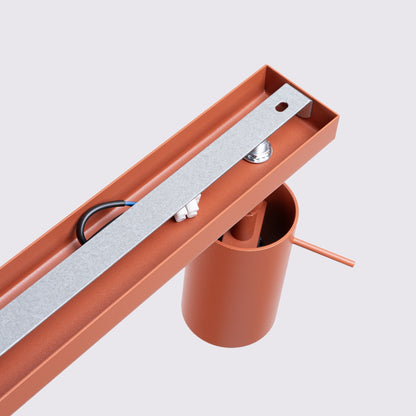 Loftslampe RING 6L okker rød - Billede 4