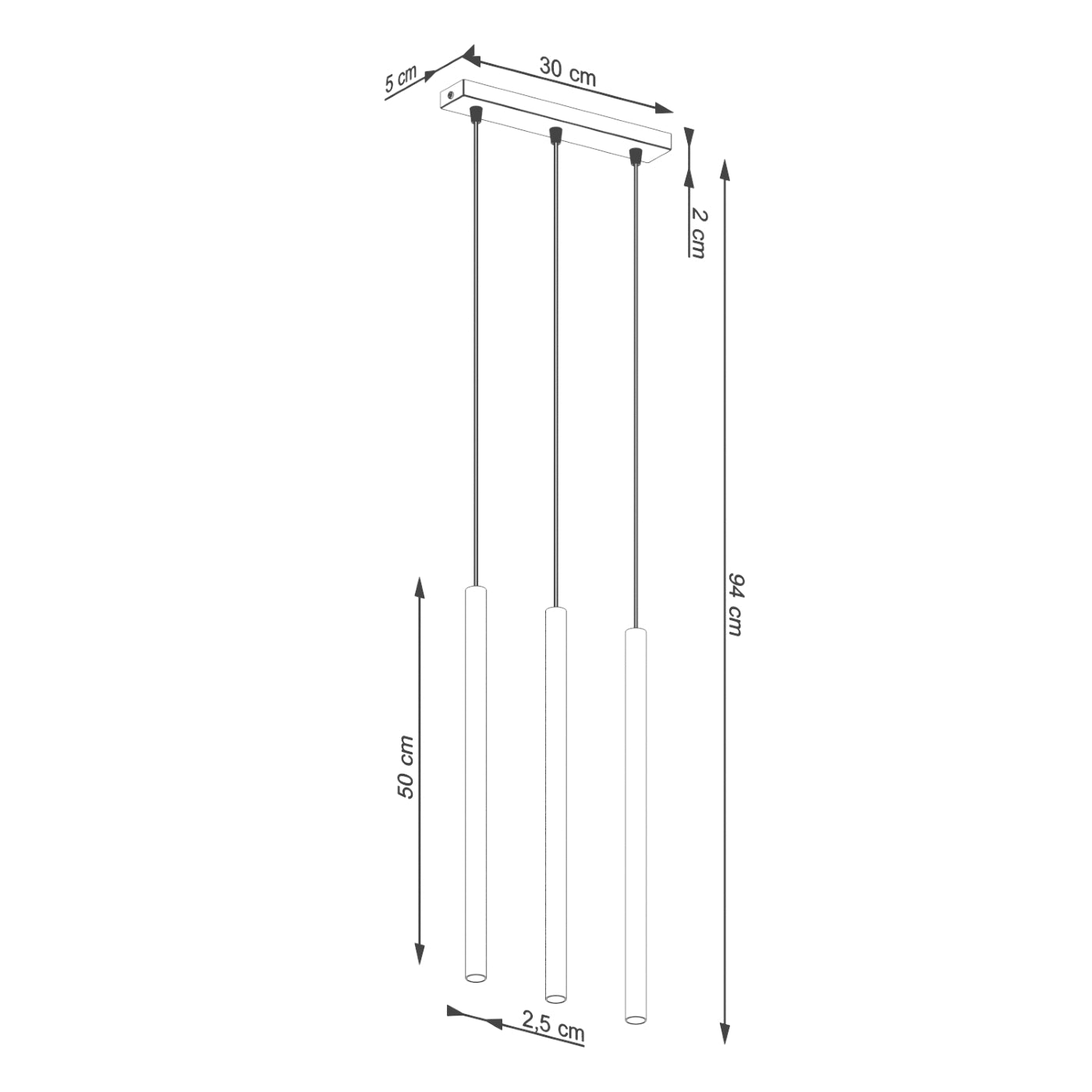 Pendel PASTELO 3 beige - Billede 5