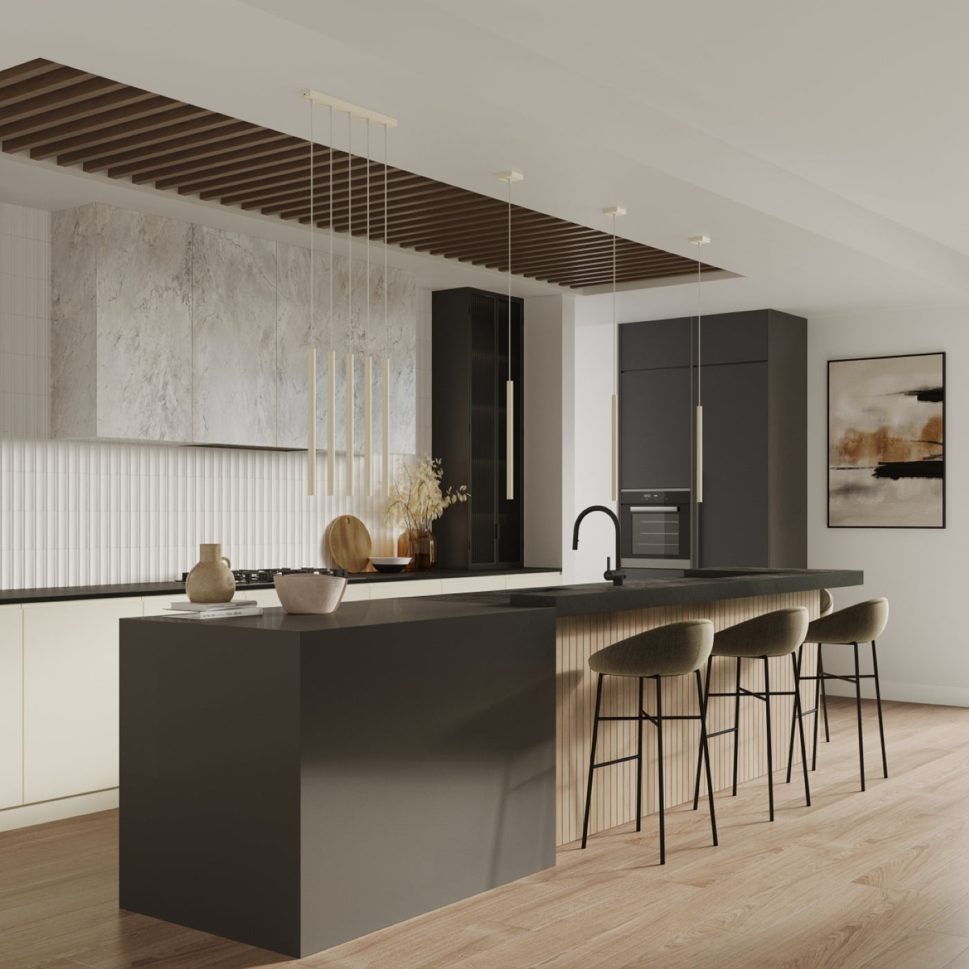 Pendel PASTELO 3 beige - Billede 8