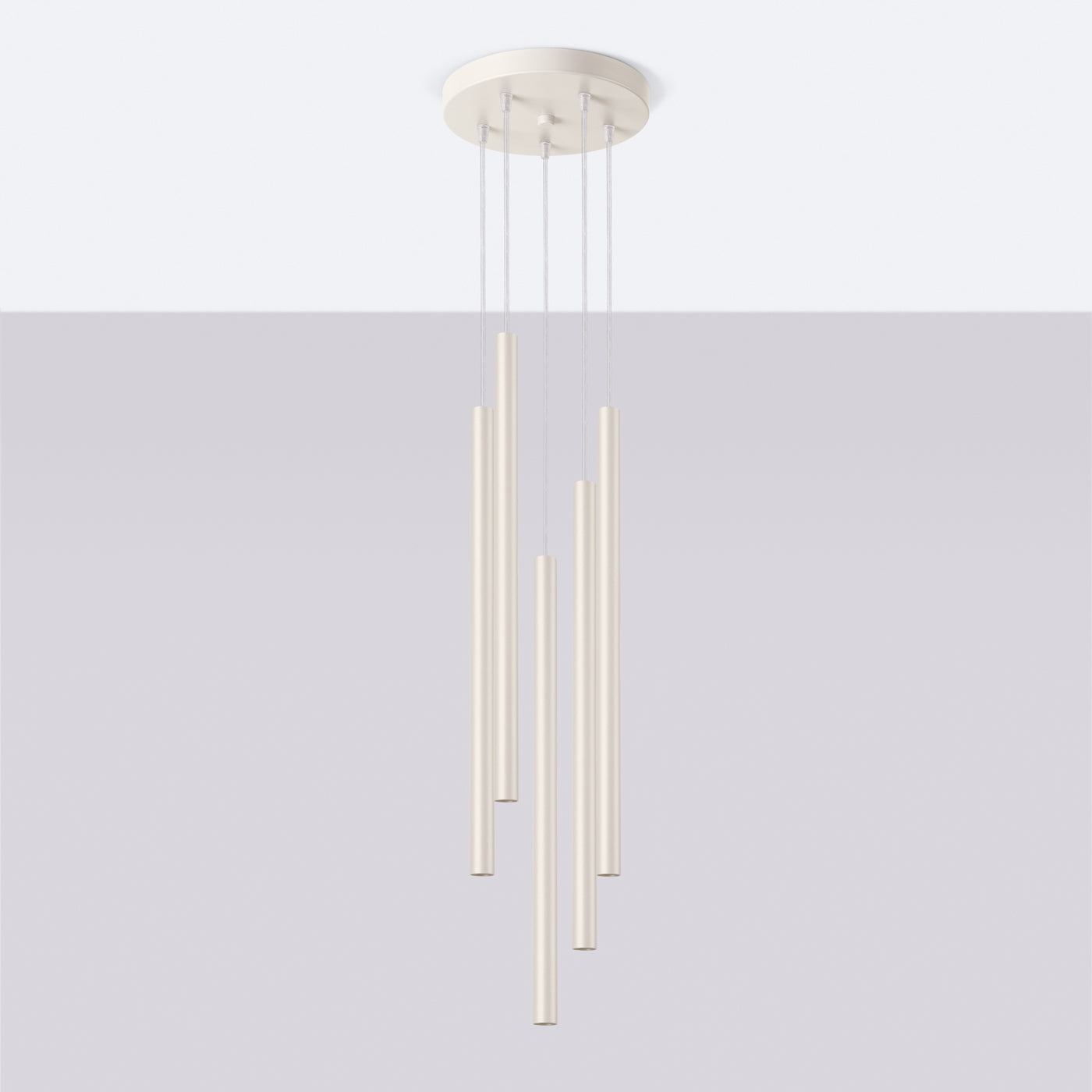 Pendellampe PASTELO 5P beige - Billede 3