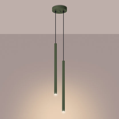 Pendellampe PASTELO 2 olivengrøn - Hovedbillede