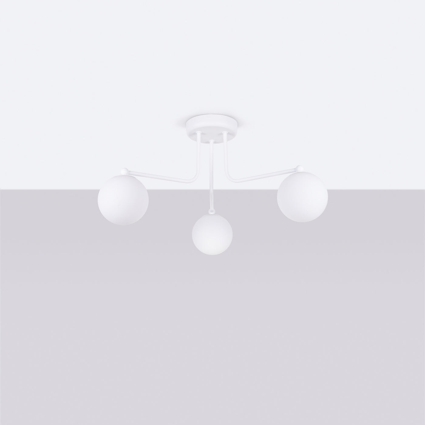 Lysekrone ASTRAL 3 hvid - Billede 3