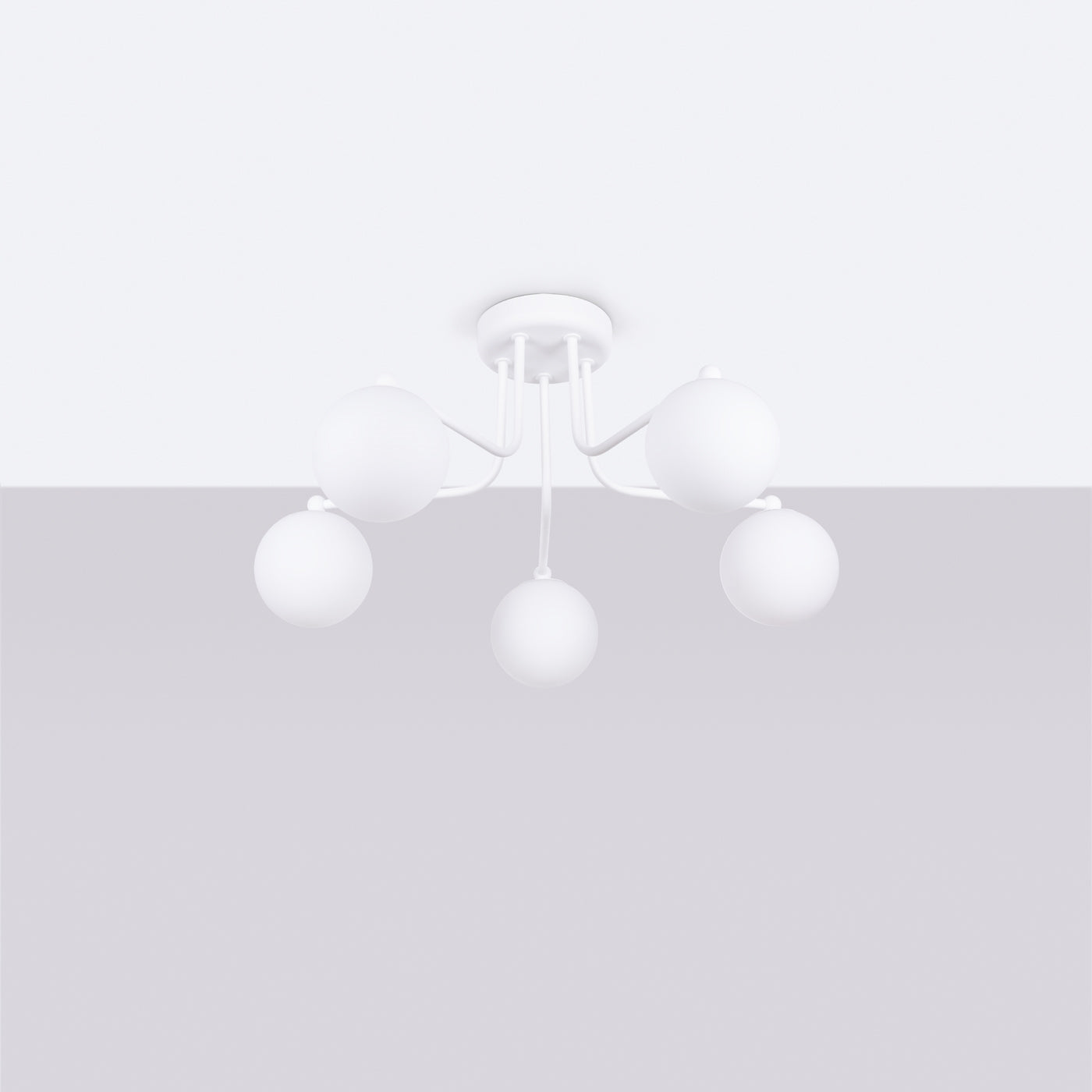 Lysekrone ASTRAL 5 hvid - Billede 3