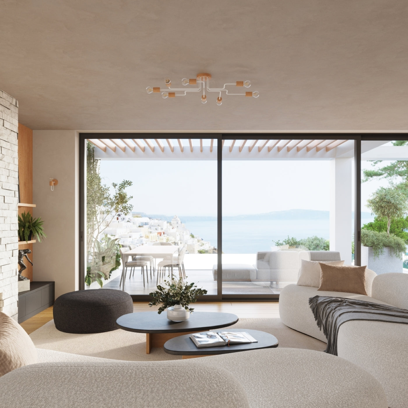 Lysekrone TIMBO 6 hvid - Billede 10