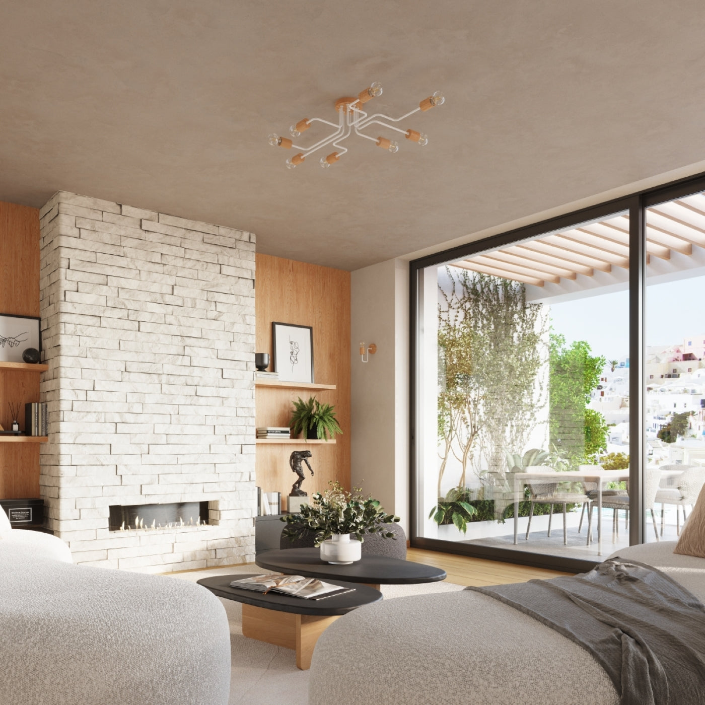 Lysekrone TIMBO 6 hvid - Billede 11