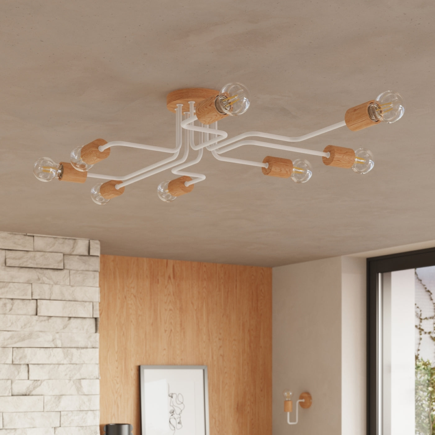 Lysekrone TIMBO 6 hvid - Billede 12