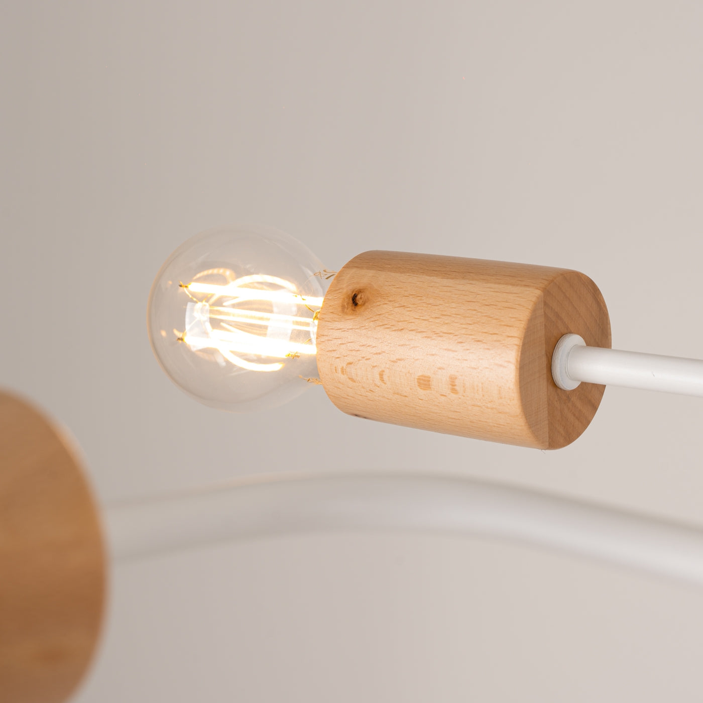 Lysekrone TIMBO 6 hvid - Billede 4