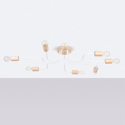 Lysekrone TIMBO 8 hvid - Billede 3