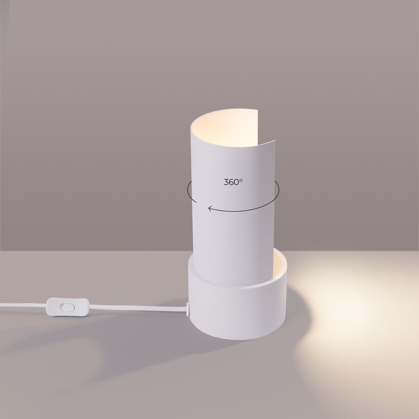 Bordlampe FLASH hvid - Billede 4