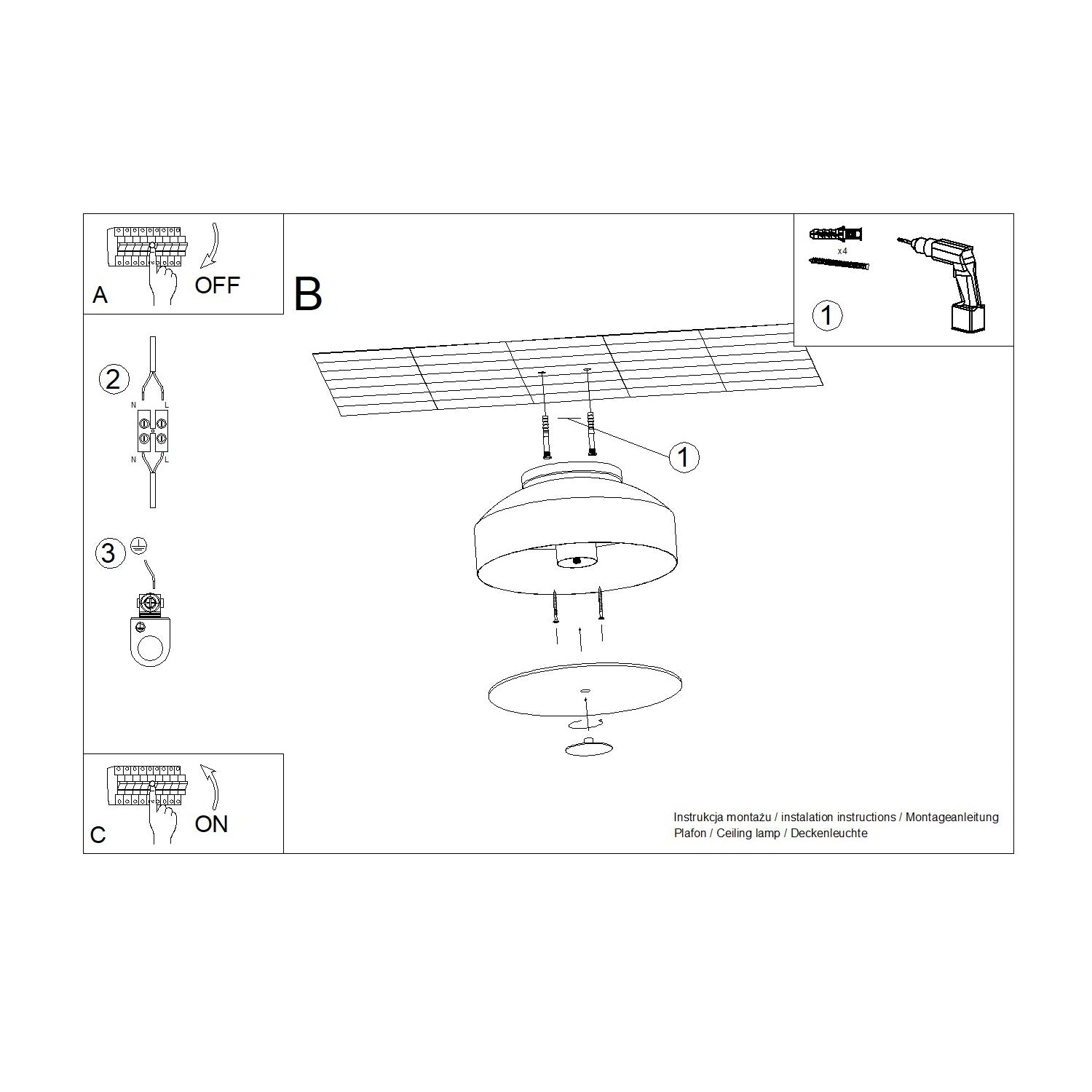 Loftlampe OMIQ - Billede 9