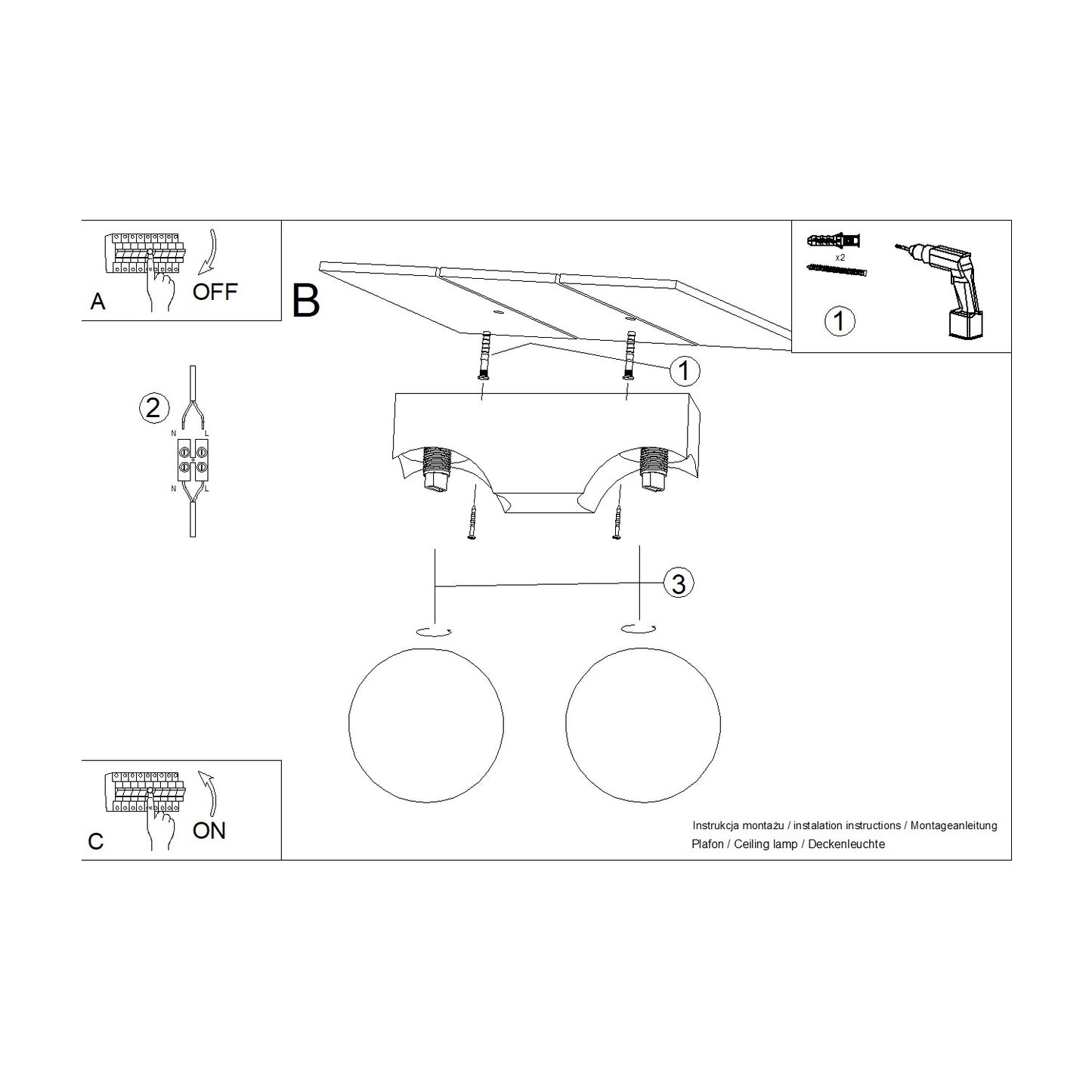 Loftslampe BULBO 2 - Billede 10