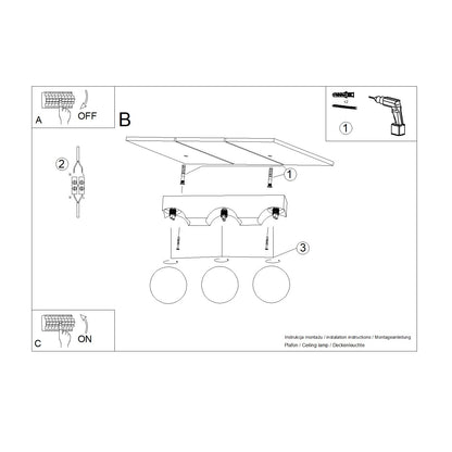 Loftslampe BULBO 3 - Billede 10
